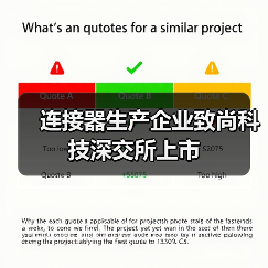 連接器生產(chǎn)企業(yè)致尚科技深交所上市(圖1) 連接器生產(chǎn)企業(yè)致尚科技深交所上市(圖1)