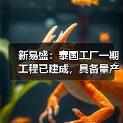 新易盛：泰國工廠一期工程已建成，具備量產(chǎn)條件（圖3）