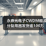 永鼎光電子CWDM粗波分復(fù)用器發(fā)貨逾100萬通道（圖4）