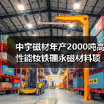 中宇磁材年產(chǎn)2000噸高性能釹鐵硼永磁材料項(xiàng)目開工（圖4）