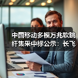 中國移動多模萬兆軟跳纖集采中標(biāo)公示：長飛、亨通、特發(fā)等4家入圍（圖1）