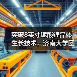 突破8英寸鈮酸鋰晶體生長技術(shù)，濟南大學團隊助力光通信產(chǎn)業(yè)發(fā)展（圖2）
