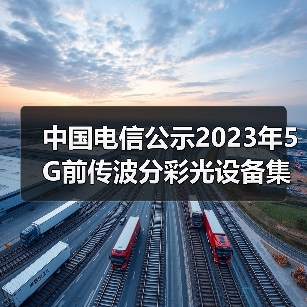 中國電信公示2023年5G前傳波分彩光設備集采結果（圖1）