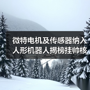 微特電機(jī)及傳感器納入人形機(jī)器人揭榜掛帥核心任務(wù)（圖3）
