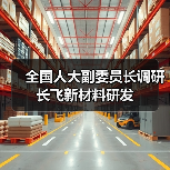 全國人大副委員長調(diào)研長飛新材料研發(fā)（圖2）