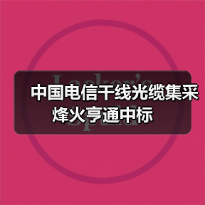 中國電信干線光纜集采烽火亨通中標(biāo)(圖2) 中國電信干線光纜集采烽火亨通中標(biāo)(圖2)