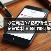 永貴電器9.8億可轉(zhuǎn)債投資智能制造 項(xiàng)目如何提升競(jìng)爭(zhēng)力？（圖3）