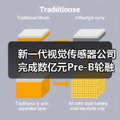 新一代視覺傳感器公司完成數(shù)億元Pre-B輪融資（圖1）