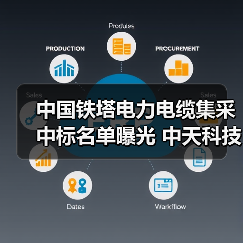 中國鐵塔電力電纜集采中標名單曝光 中天科技份額第一(圖1) 中國鐵塔電力電纜集采中標名單曝光 中天科技份額第一(圖1)