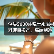 包頭5000噸稀土永磁材料項目投產(chǎn)，高端制造再升級（圖1）