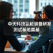中天科技?xì)淠苎b備研發(fā)測(cè)試基地奠基（圖1）